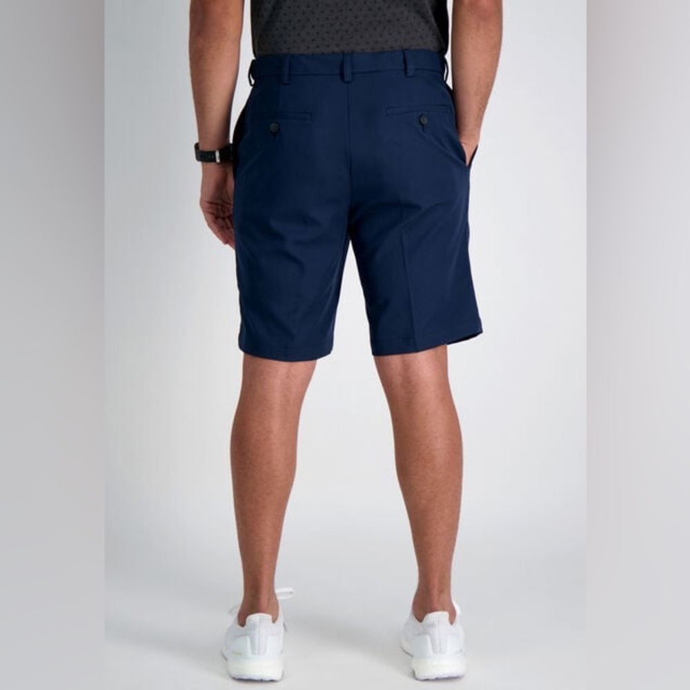 Haggar Cool Pro Dry Wicking 4 Way Stretch Men’s Flat Front  42W Expandable Waist